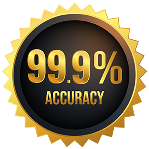 99.9 Accuracy